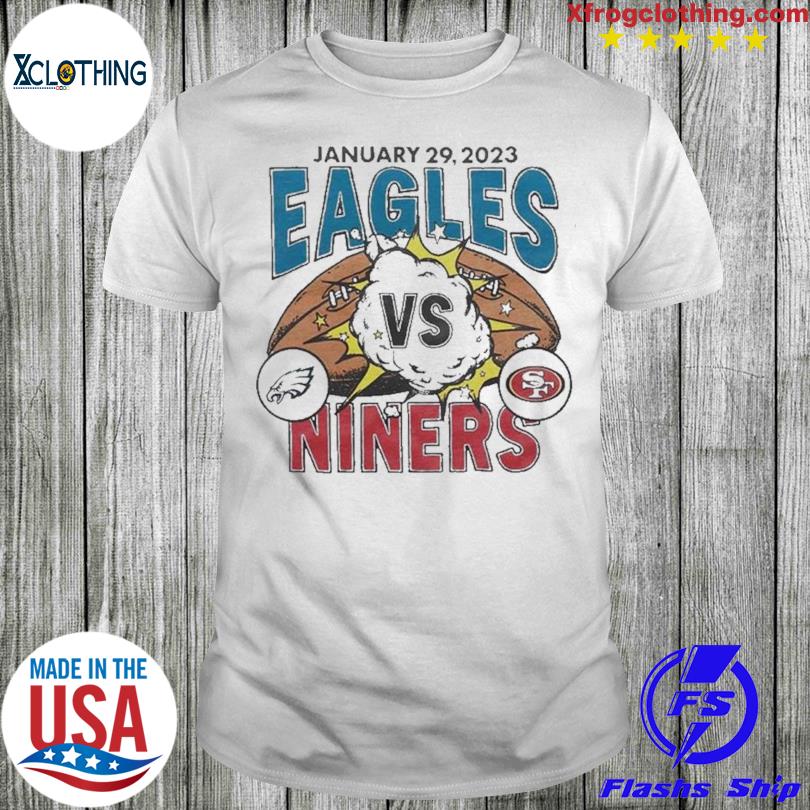 Philadelphia eagles vs san francisco 49ers january 29 2023 shirt