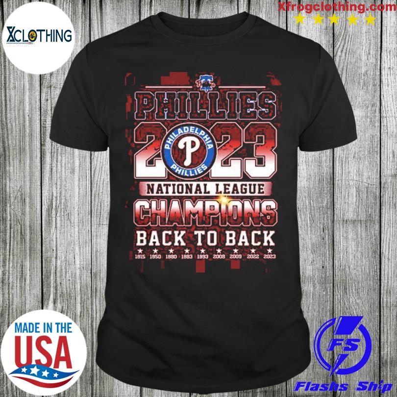 HOT TREND Back To Back National League Champions Philadelphia Phillies 2023  Unisex T-Shirt