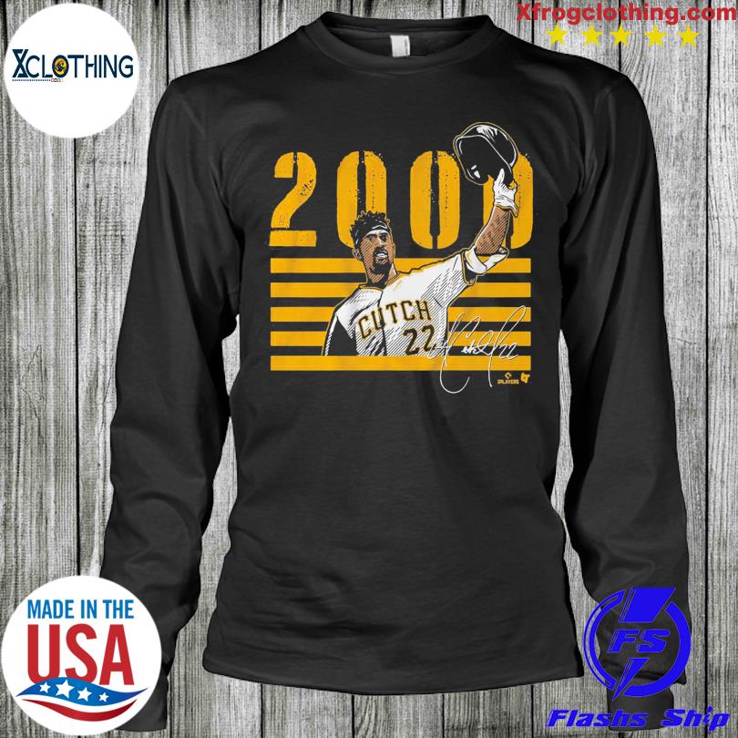 Andrew McCutchen Pittsburgh Pirates Nike 2,000 Hits t-shirt by To