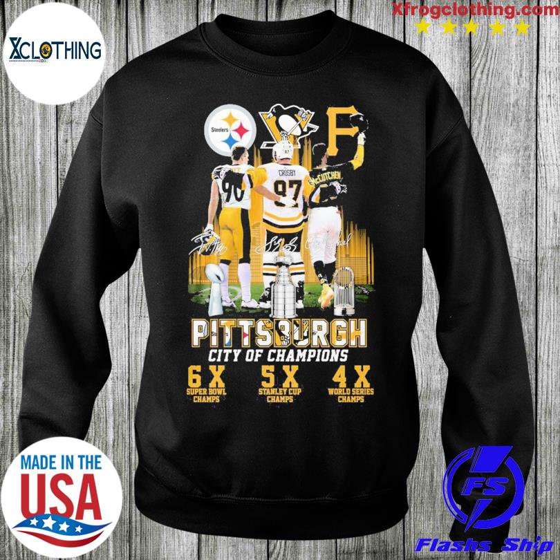 Pittsburgh Steelers City Of Champions 2023 New Design Shirt Size