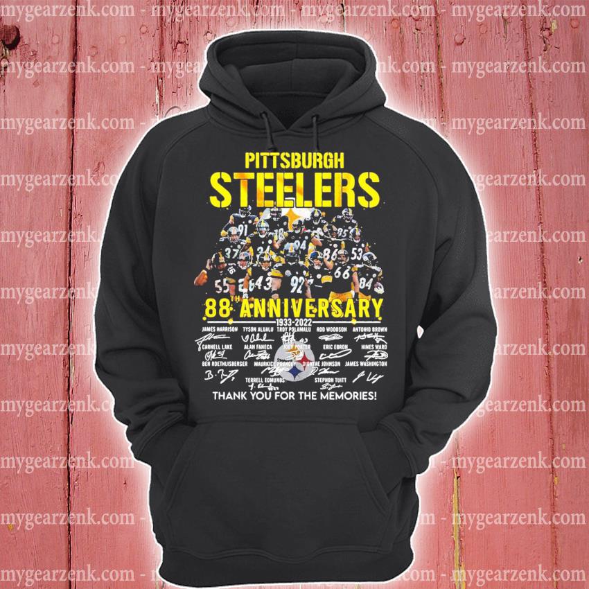 Pittsburgh Steelers 88th Anniversary Thank You For The Memories Christmas T- Shirt 