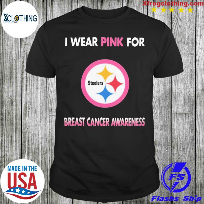 Pittsburgh Steelers Breast Cancer Awareness Men's Option Play T-Shirt