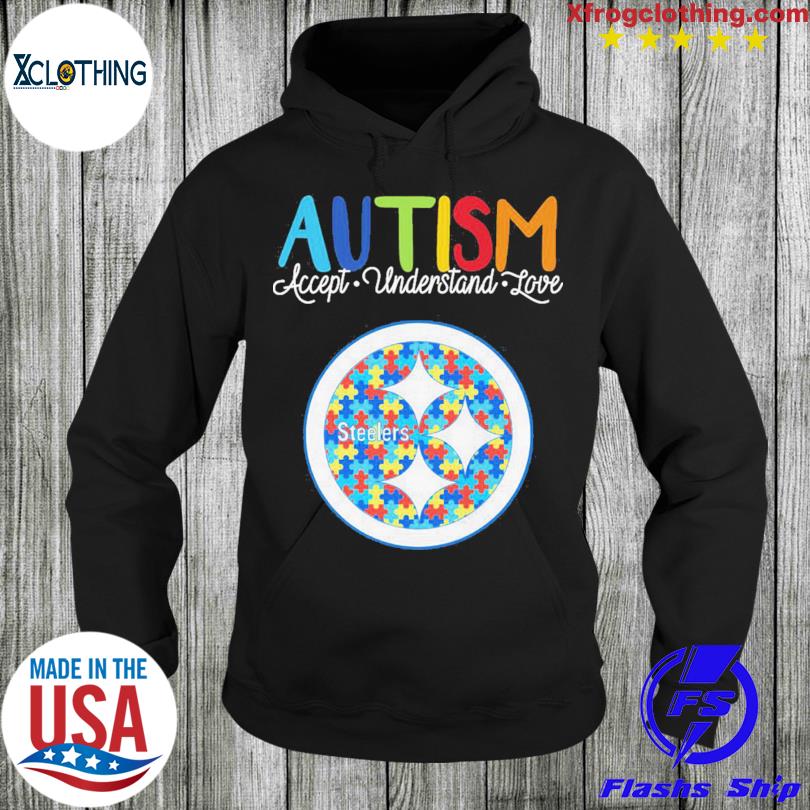 Pittsburgh Steelers NFL Autism Awareness Personalized Hoodie T Shirt -  Growkoc