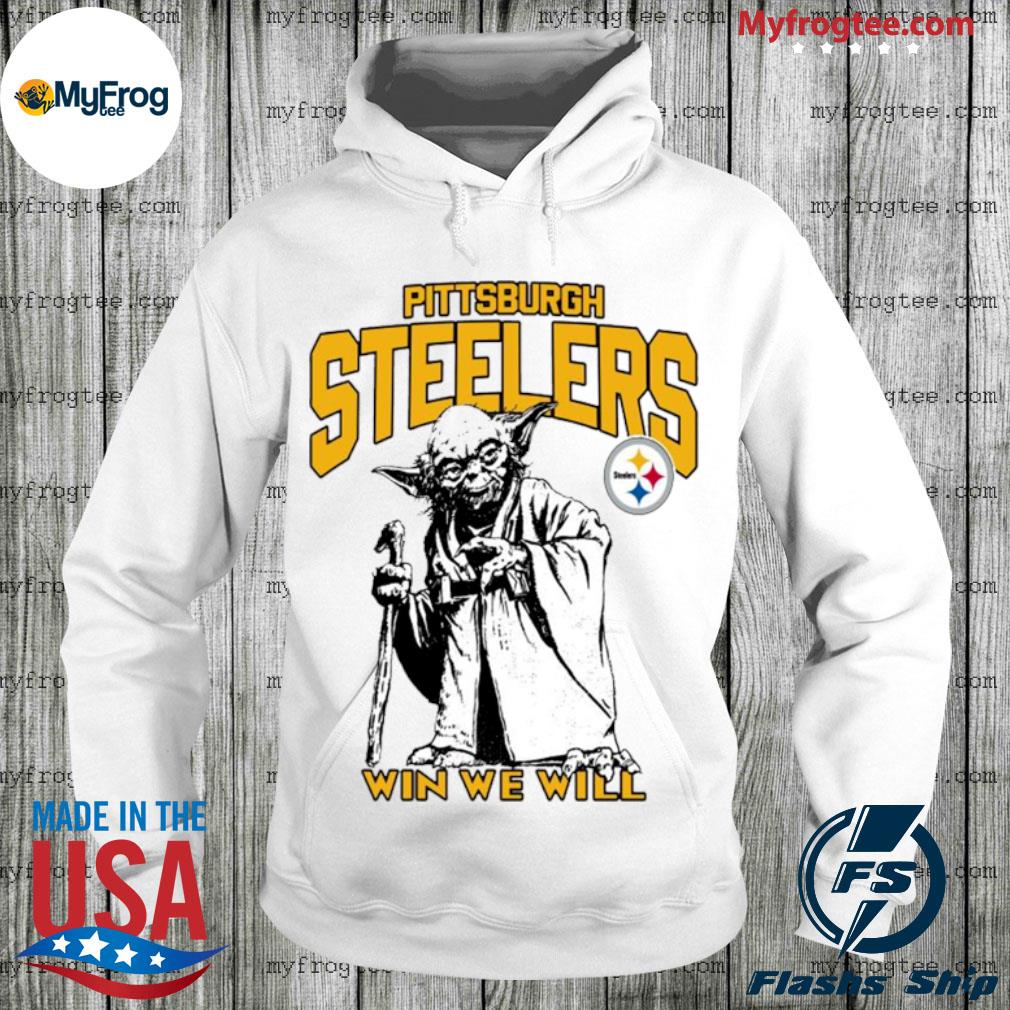 Pittsburgh Steelers Star Wars Yoda Win We Will T shirt