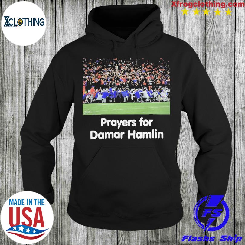 Pray For Damar Hamlin Tee Trending Shirt - Teeholly