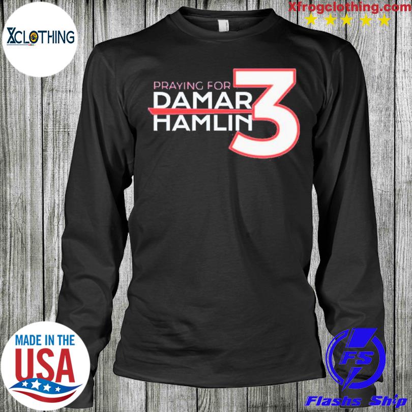 Damar Hamlin Shirt Praying For Damar Hamlin Number 3 - Anynee