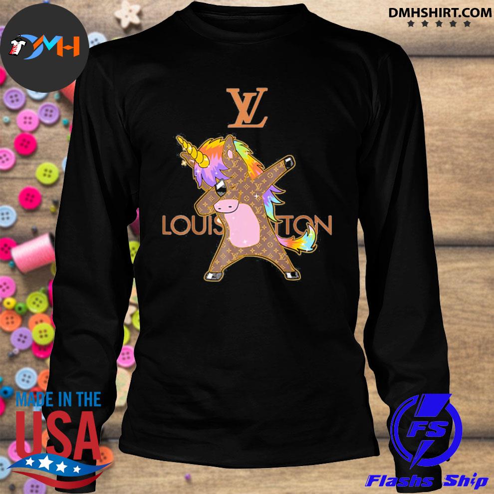 Dabbing Unicorn LV Louis Vuitton shirt, hoodie, sweater, long