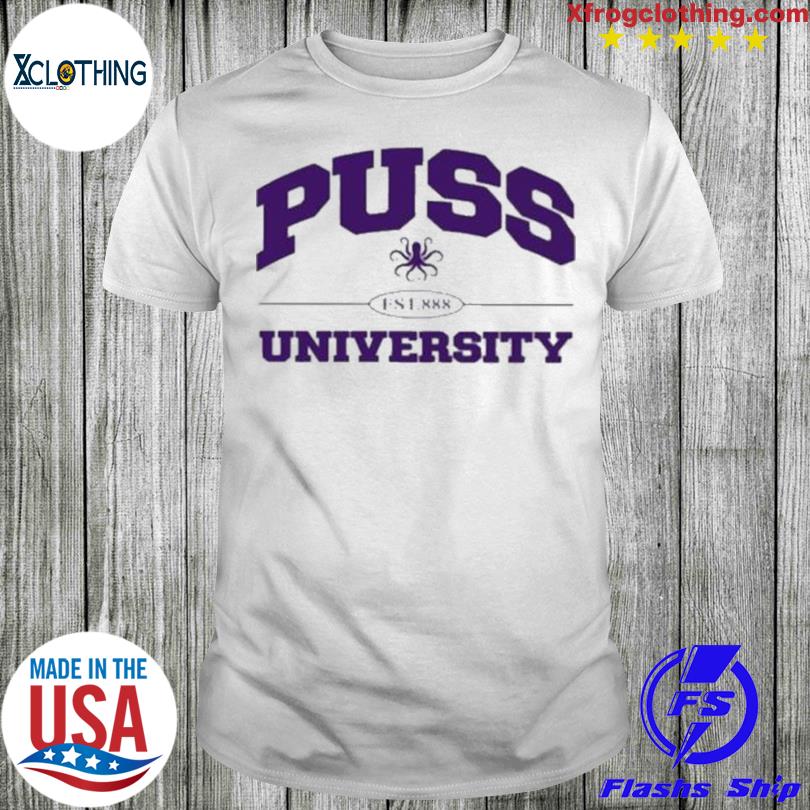 Premium Puss University Logo shirt