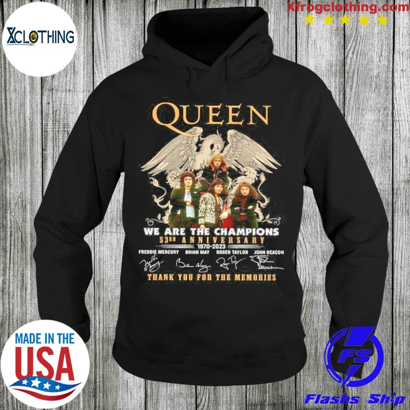 Queen we are the cheap champions hoodie