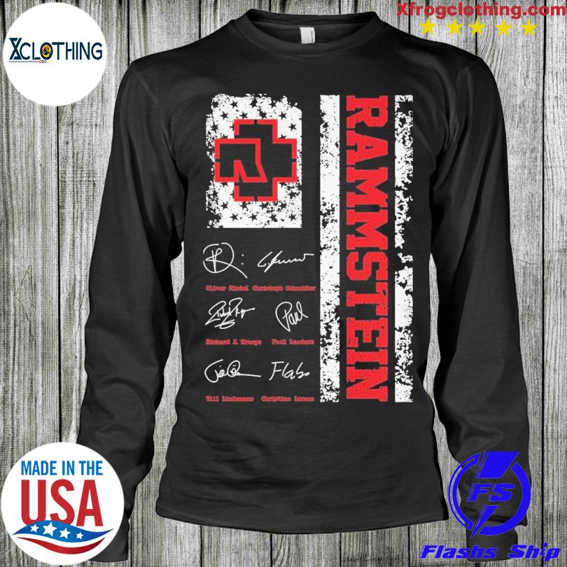 Rammstein Band And Their Signatures Unisex T-Shirt, hoodie, sweater and  long sleeve
