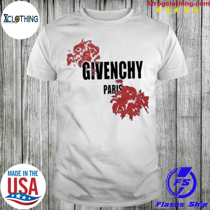 Givenchy paris t outlet shirt black and red