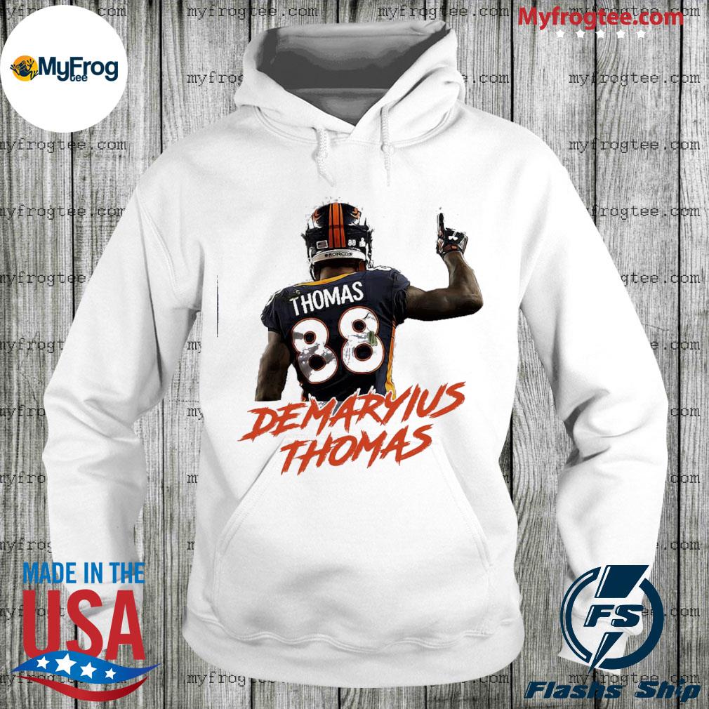 Demaryius Thomas 88 Denver Broncos Black And White NFL Tee shirt, hoodie,  sweater and long sleeve