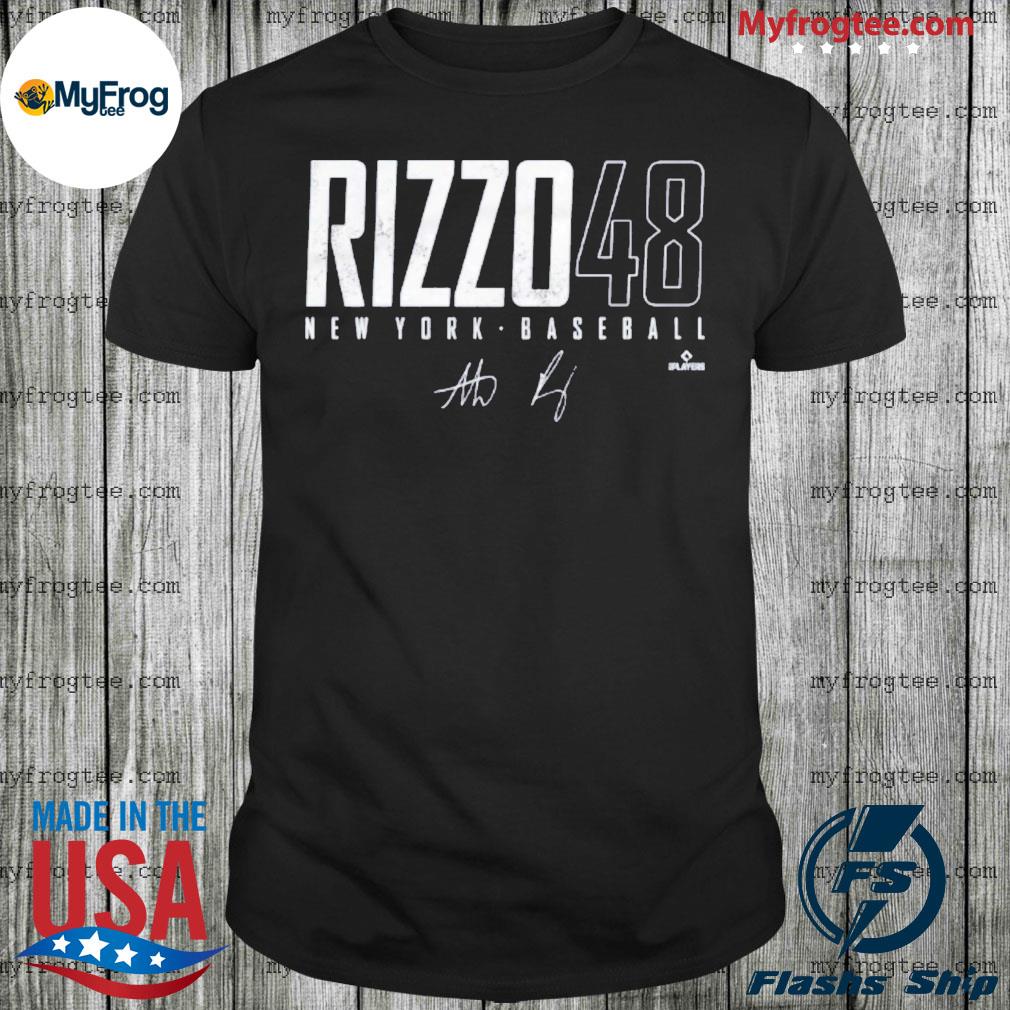 Rizzo 48 New York Baseball signatures shirt
