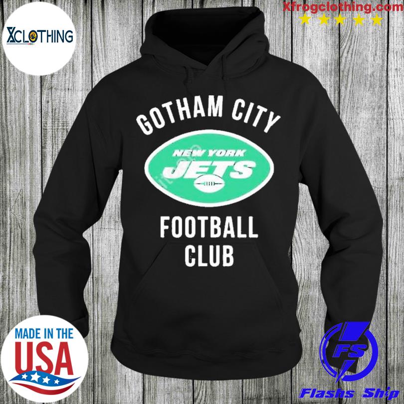 Robert saleh wears gotham city Football club new york jets shirt, hoodie,  sweater, long sleeve and tank top