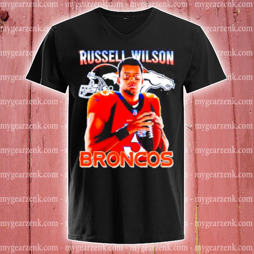 Russell Wilson A New Era Denver Broncos Design Style T Shirt - Jolly Family  Gifts