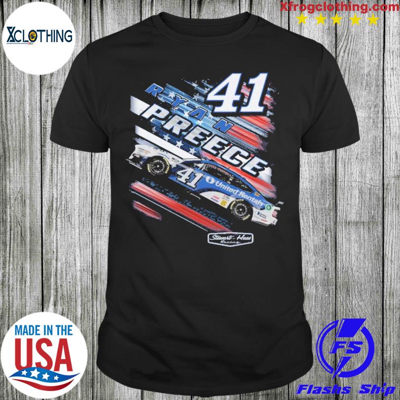 Ryan preece stewart haas racing team shirt
