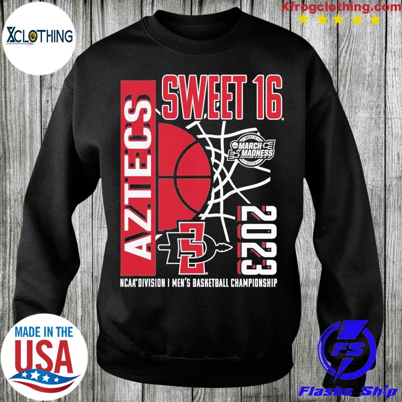 Official sDSU Aztecs Sweet 16 2023 NCAA Division I men's Basketball  Louisville D I M shirt, hoodie, sweater, long sleeve and tank top