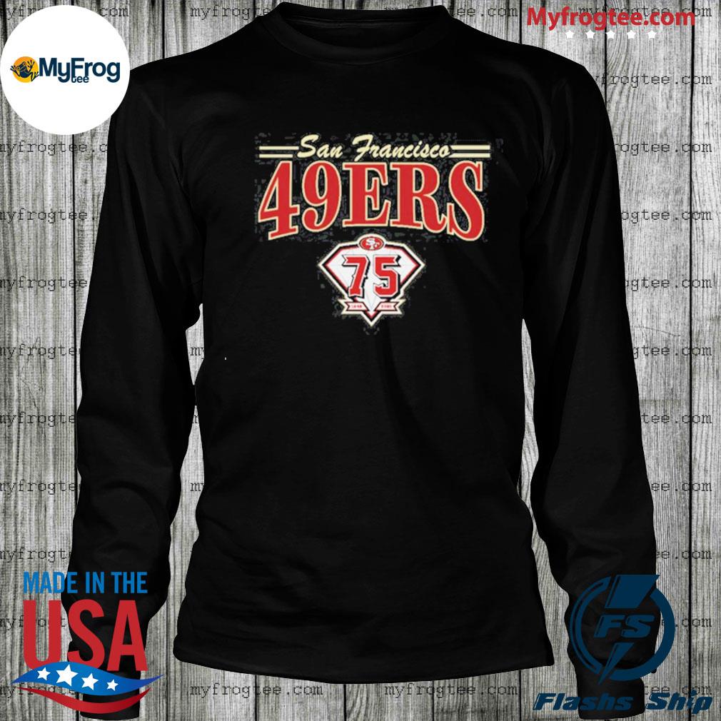 San Francisco 49Ers 75Th Anniversary Red Shirt, hoodie, sweater and long  sleeve
