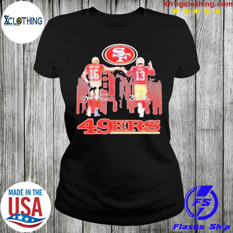 San Francisco 49ers City Joe Montana And Brock Purdy Signatures 2022 shirt  - Limotees