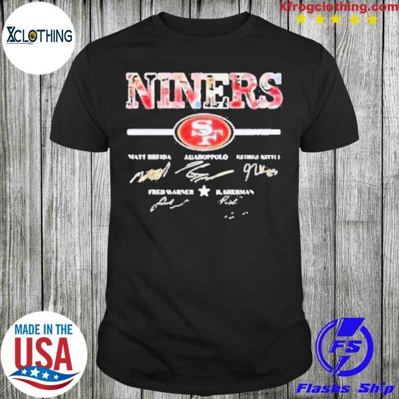 San Francisco 49ers Niners signatures shirt, hoodie, sweater, long