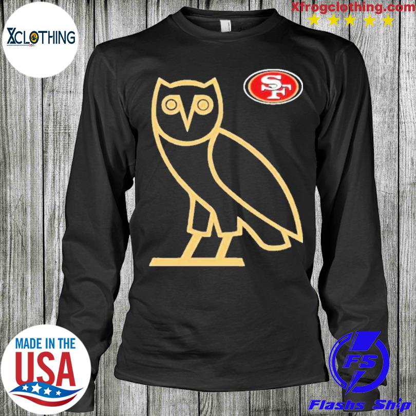 NFL Ovo 49ers Owl Hoodie  San Francisco 49ers Ove Hoodie