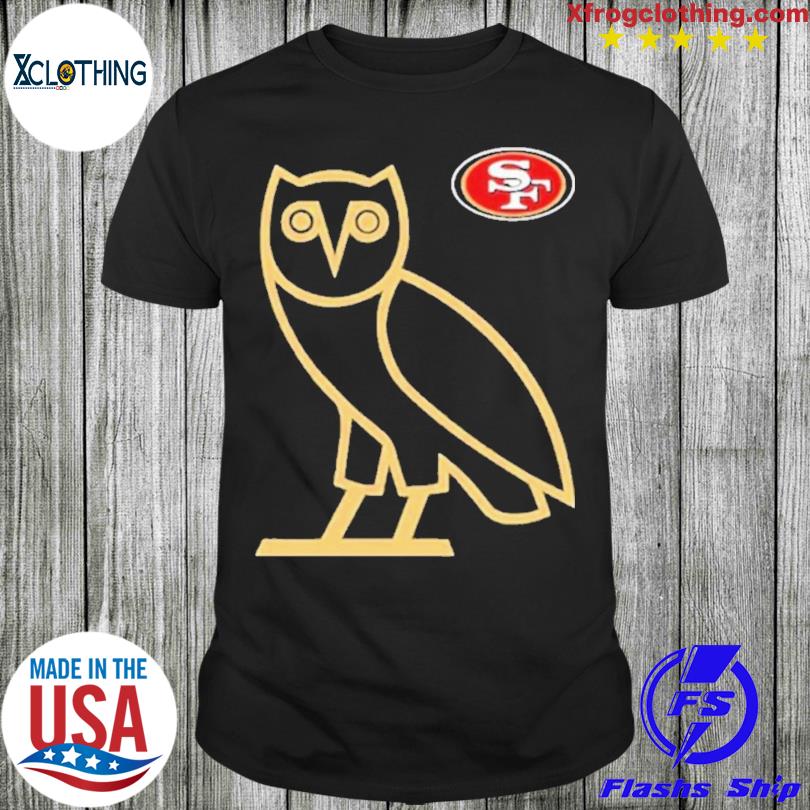 NFL Ovo 49ers Owl Hoodie  San Francisco 49ers Ove Hoodie