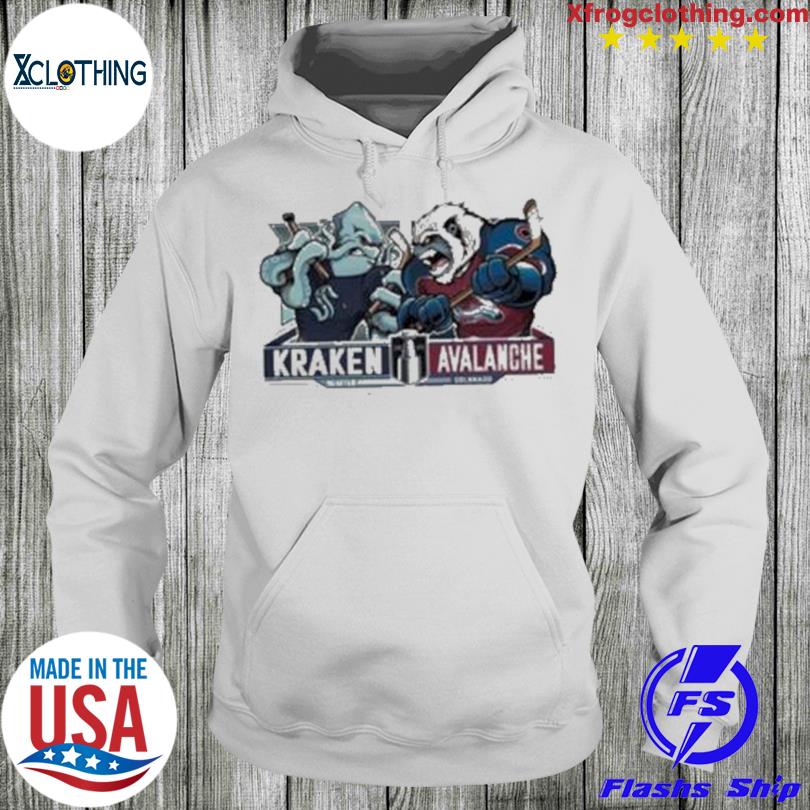 Seattle Kraken Vs Colorado Avalanche Western Conference Quarterfinals Stanley  Cup Playoffs T-Shirt, hoodie, sweater and long sleeve