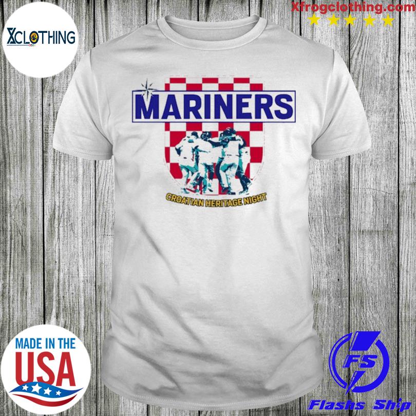 2023 Seattle Mariners Croatian Heritage Night T-Shirt