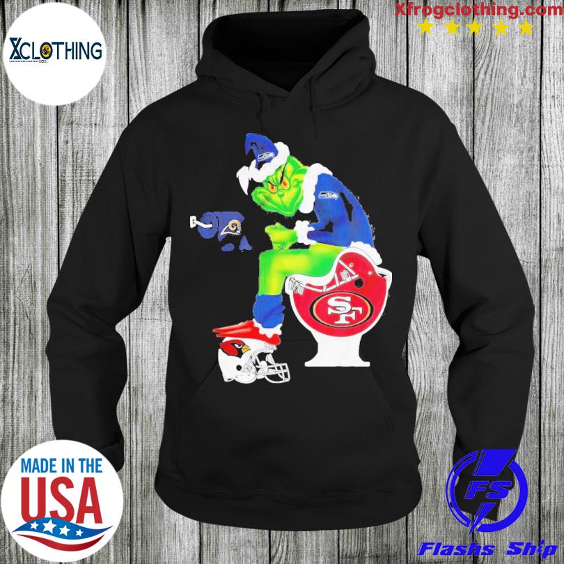 The Grinch Louisville Cardinals Sitting On Toilet Syracuse Orange Christmas  Shirt, hoodie, sweater, long sleeve and tank top