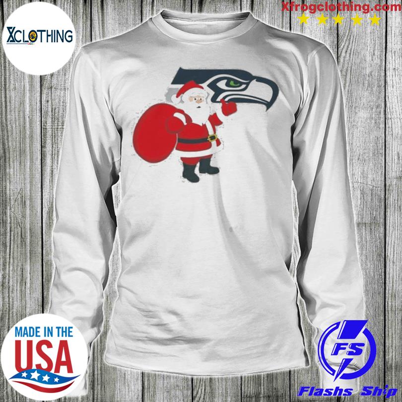 Seattle Seahawks NFL Santa Claus Christmas Shirt