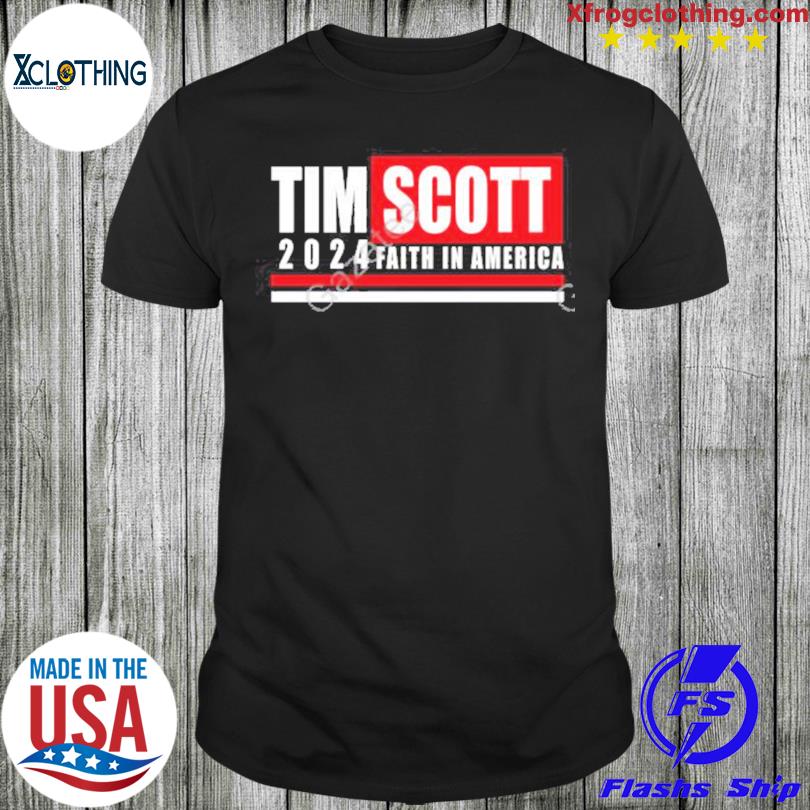 Senator Tim Scott Tim Scott 2024 Faith In American T-Shirt