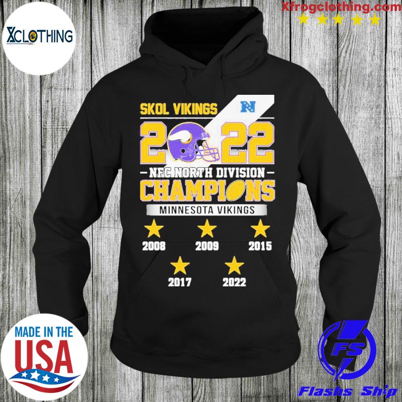 NFC North Division 2022 SKOL Champions Minnesota Vikings Unisex T