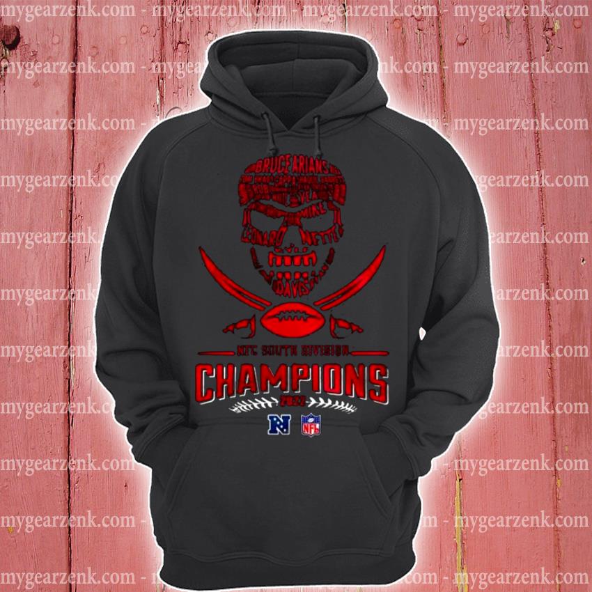 SKULL TAMPA BAY BUCCANEERS FOOTBALL TEAM 2022 NFC SOUTH DIVISION CHAMPIONS  SHIRT, hoodie, sweater, long sleeve and tank top