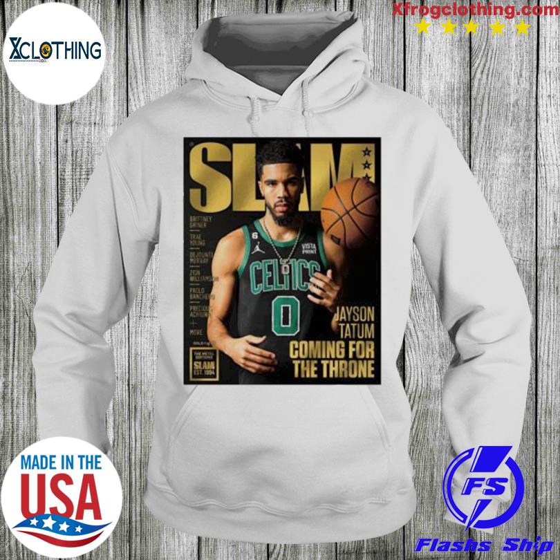 Slam Cover Boston Celtics Jayson Tatum Coming for the Throne Tee