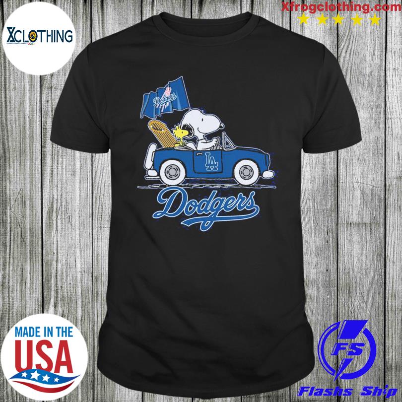 MLB Los Angeles Dodgers Snoopy Woodstock The Peanuts Movie