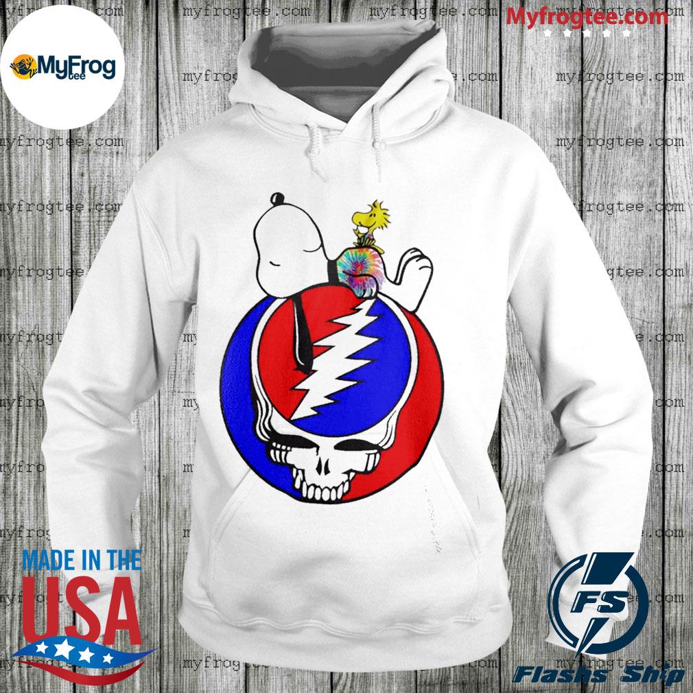 Kansas City Chiefs Snoopy And Woodstock Grateful Dead Skull Shirt, hoodie,  sweater, longsleeve and V-neck T-shirt