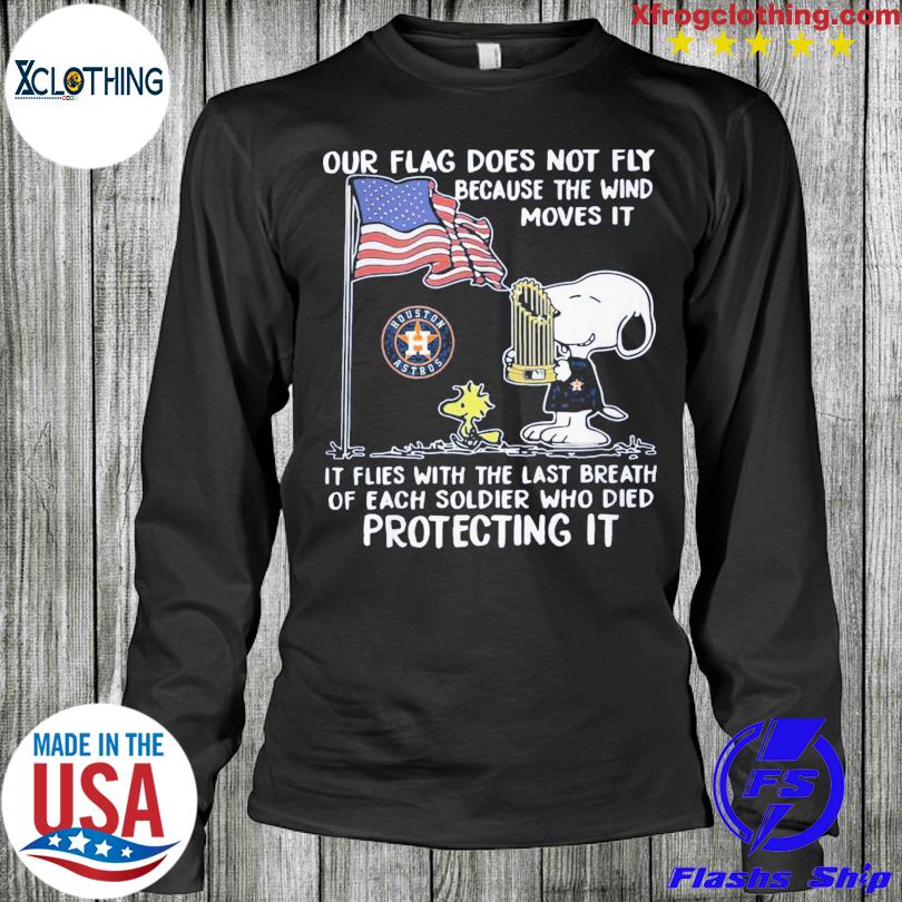 Snoopy and Woodstock Houston Astros our flag does not fly because