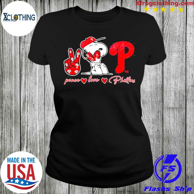 Snoopy Philadelphia Phillies Peace Love Phillies shirt, hoodie, sweater,  long sleeve and tank top