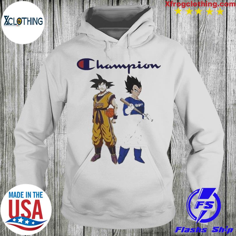 Los Angeles Lakers Goku and Los Angeles Dodgers Vegeta Los Angeles