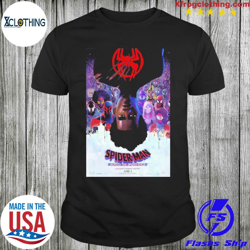 Spider Man Across The Spider-verse Official Poster Best T-shirt