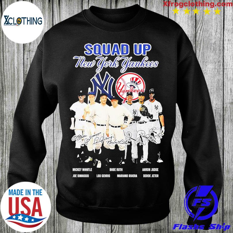 Squad up New York Yankees Signature Shirt, hoodie, longsleeve