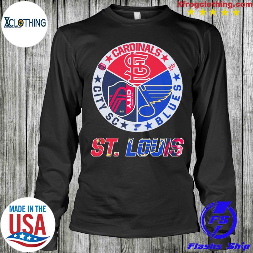 St Louis City SC Cardinals Blues Logo Shirt, hoodie, sweater and long sleeve