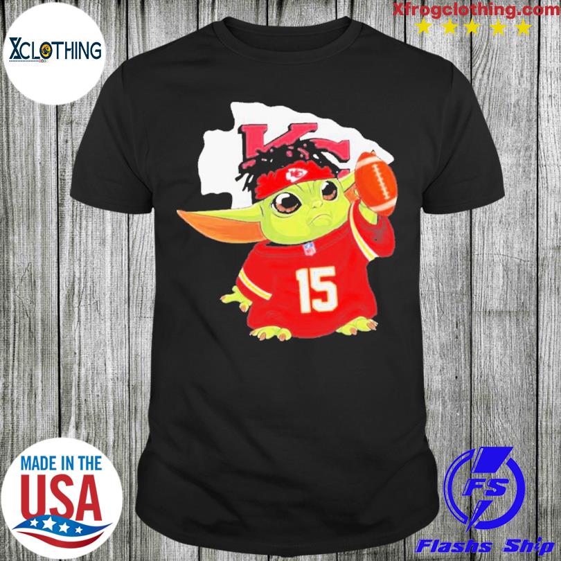 Patrick Mahomes Shirt Baby Yoda Kansas City Chiefs Gift - Personalized  Gifts: Family, Sports, Occasions, Trending