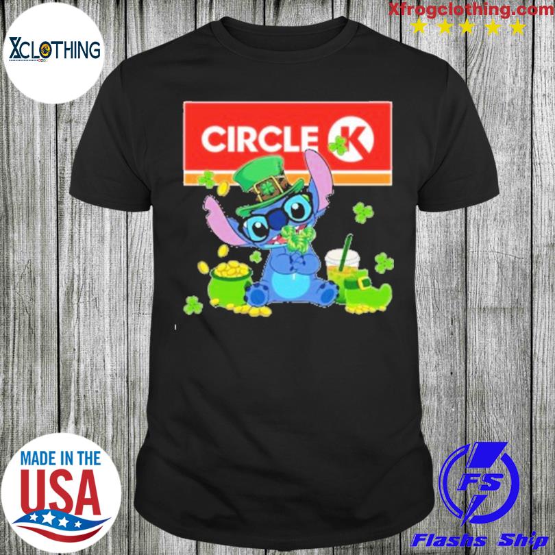 Stitch Patrick Day Circle K shirt