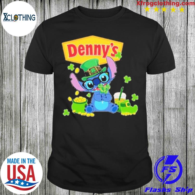 Stitch Patrick Day Denny's shirt