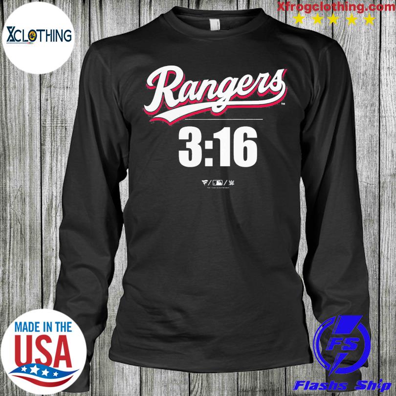 Stone Cold Steve Austin Texas Rangers Fanatics Branded 3 16 T-Shirt,  hoodie, sweater, long sleeve and tank top