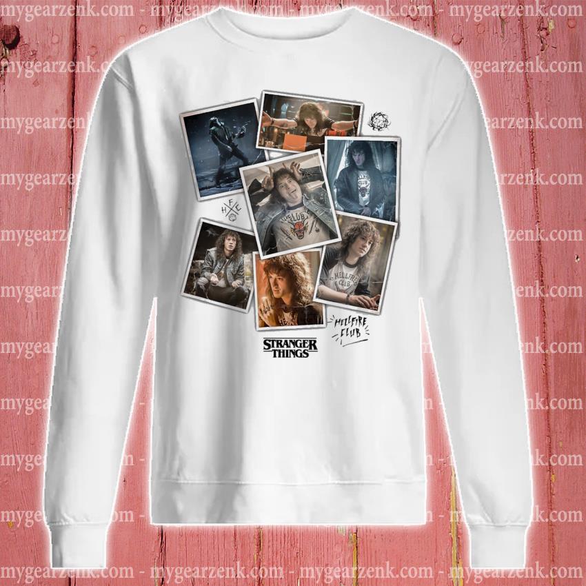 Stranger Things 4 Eddie Munson Scrapbook Photos Tee Shirt, hoodie