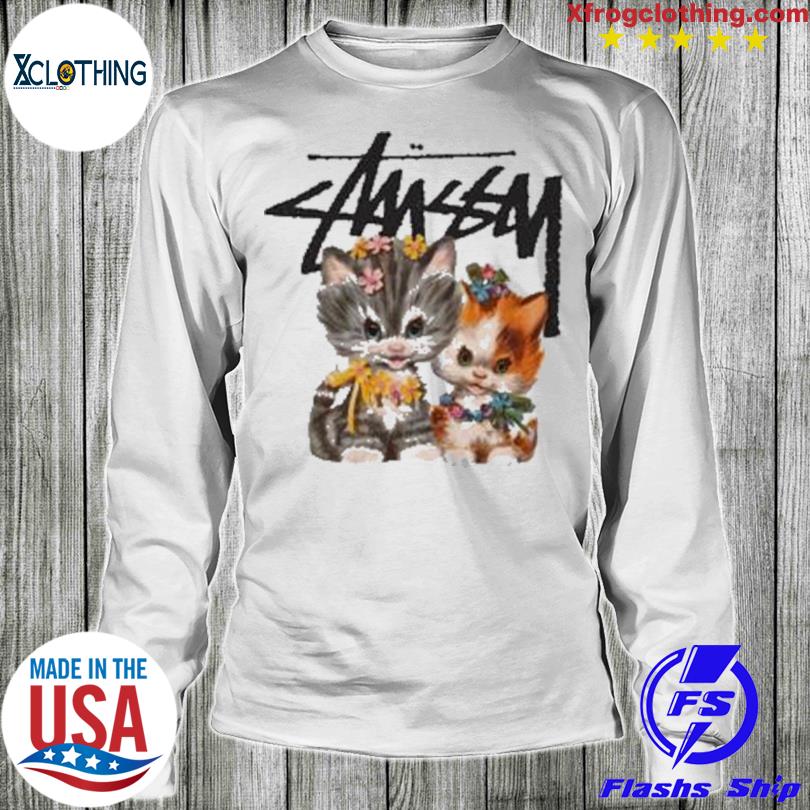 Stussy Merch Kittens White T Shirt, hoodie, sweater and long sleeve