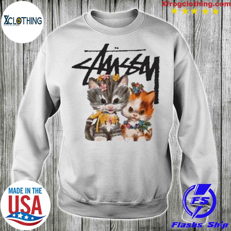 Stussy Merch Kittens White T Shirt, hoodie, sweater and long sleeve