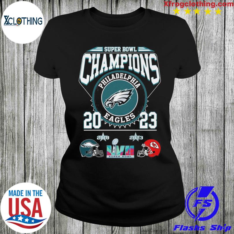 Eagles 2x Super Bowl Champions Philadelphia Eagles Super Bowl Champion 2023  Custom 3D Hoodie - T-shirts Low Price